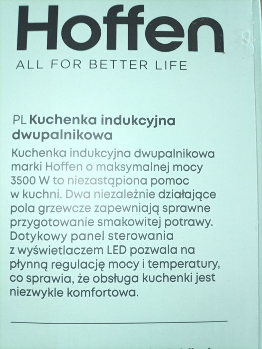 Hoffen kuchenka indukcyjna