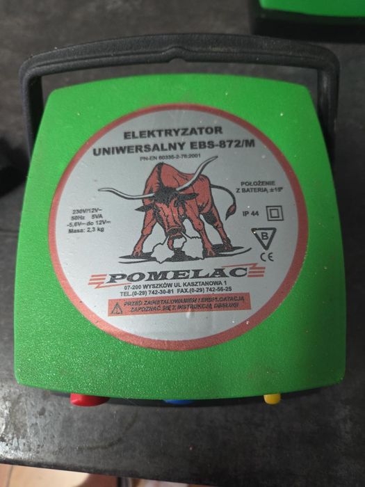 Elektryzator do ogrodzenia elektrycznego („pastucha”) POMELAC EBS-872/M.