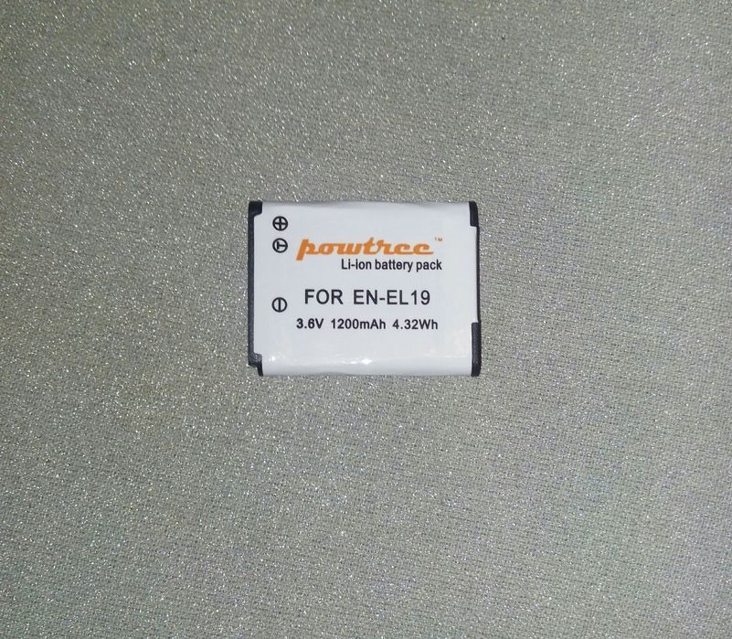 EN-EL19 Battery 3.6V 1200mAh for Nikon Coolpix S7000, S690064737826815875120