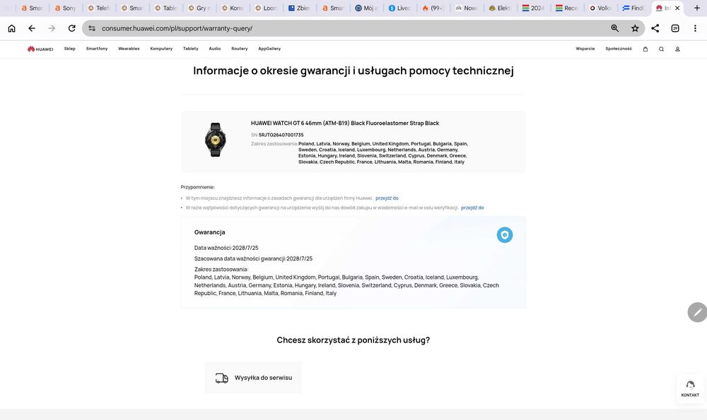 Huawei Watch GT 6 Active 46mm NOWY NIEUZYWANY gwar.producenta 24M!komplet !