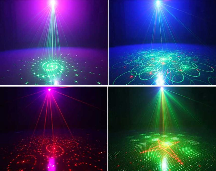 Красочный лазерный проектор (лазерных лучей)