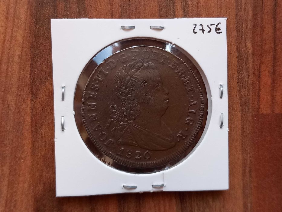 Moeda Pataco 1820 D. João VI - MBC+