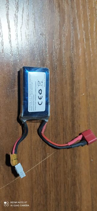 GENS bateria LIPO 7,4 v 520 mAh t connect t deans asg