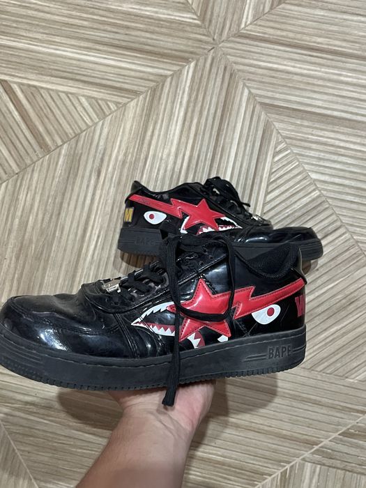 Bapesta Black Red 44