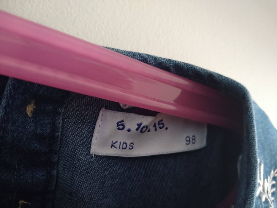 Sukienka 5.10.15 jeans z długim rękawem rozm 98