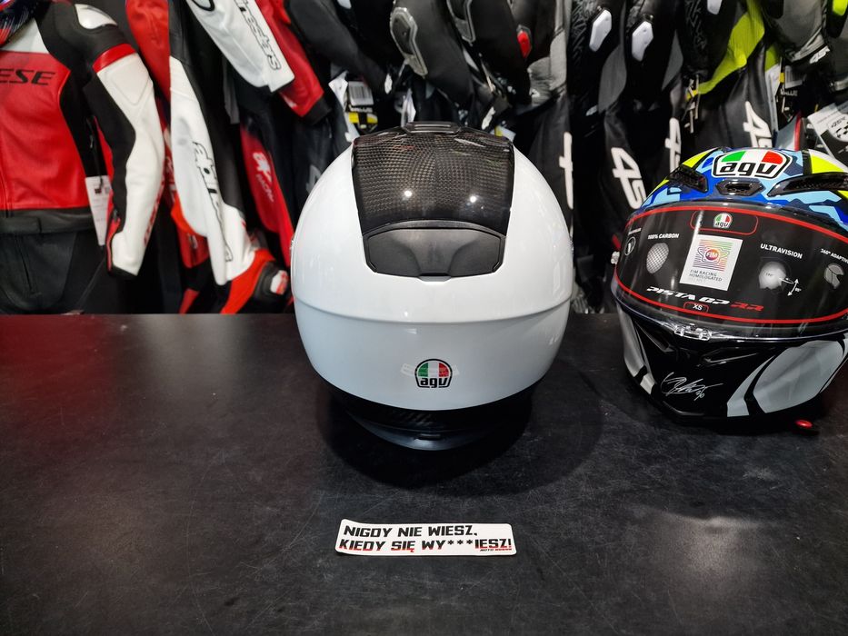 Kask AGV SPORTMODULAR - CARBON/WHITE 'XL !Ostatnia! !Sklep! !Promocja!