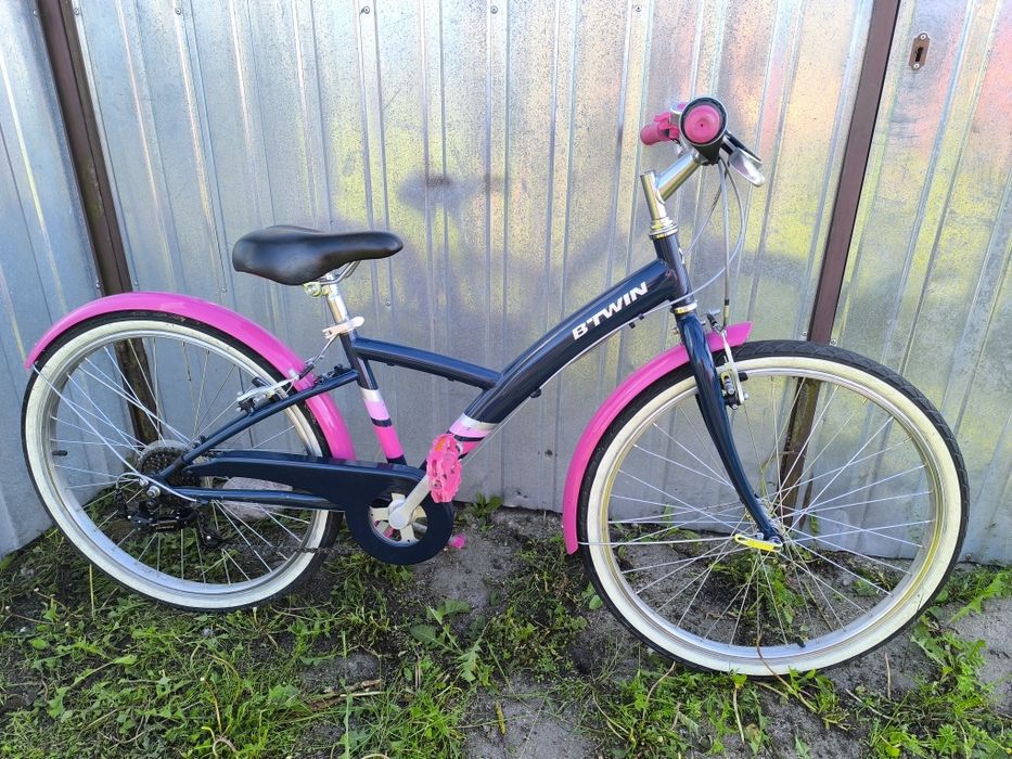 Rower 24" B TWIN piękny jak NOWY Shimano okazja