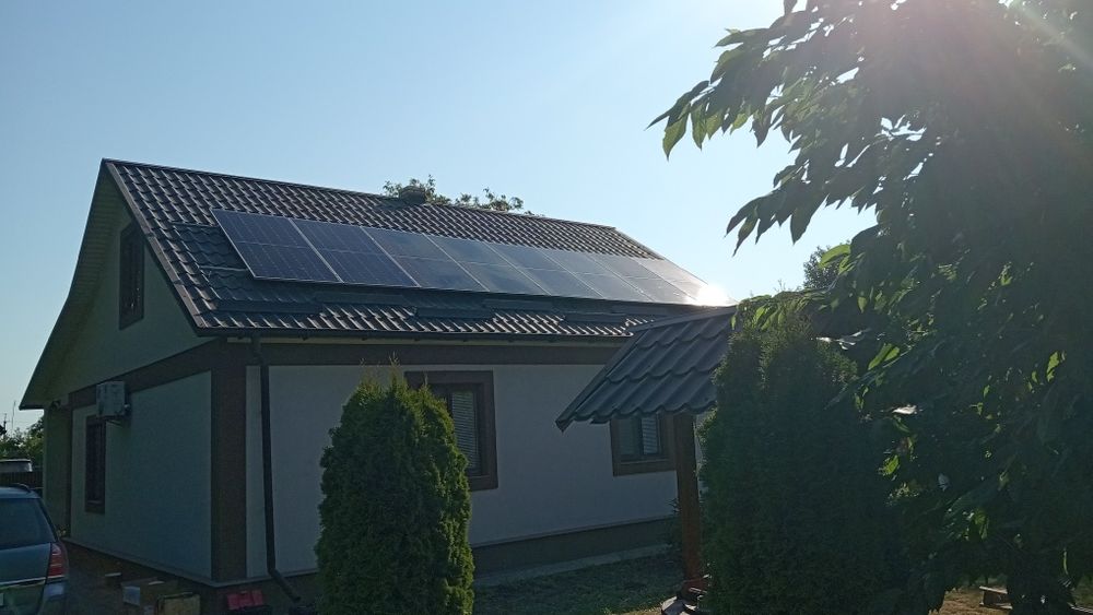 Сонячні панелі, монтаж сонячних панелей, налагодження, СЕС для будинку