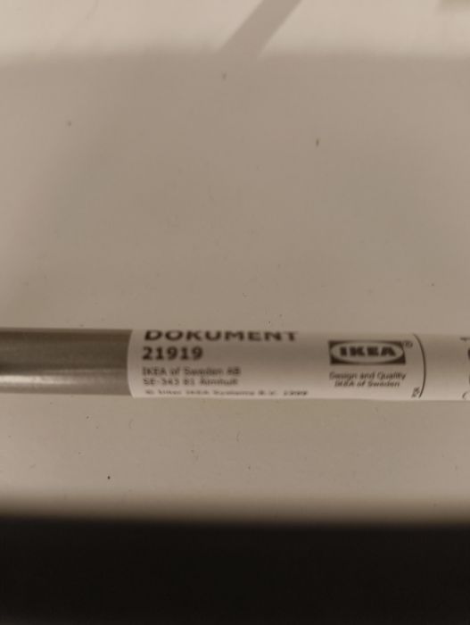 Segregator półeczka na dokumenty z IKEA