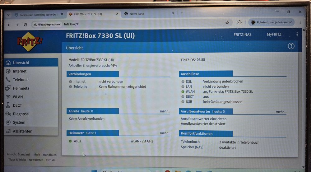 Router Fritz!Box 7330 SL    Fritz Box