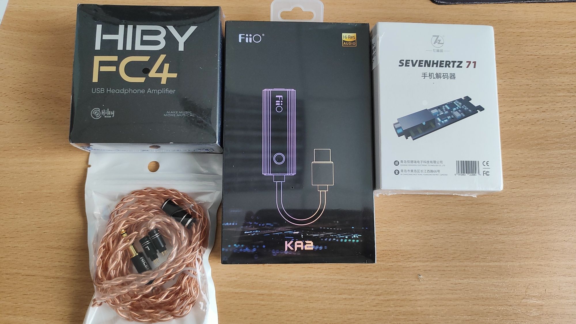 Цап Hiby FC4,FC5,Moondrop dawn 4.4 та Dawn pro 3.5/4.4,Fiio ka2,7hz 71: ...