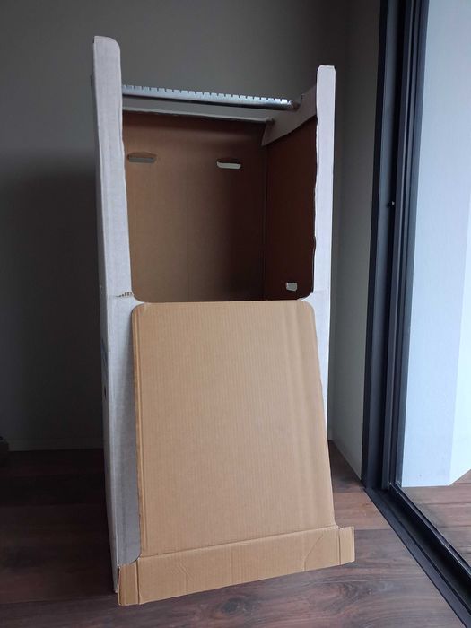 4 x movendo caixa para roupas 137 x 60 x 52 cm (caixa de mudança)