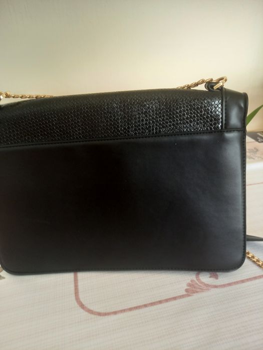 Czarna na łańcuszku torebka dwukomorowa nowa Reserved