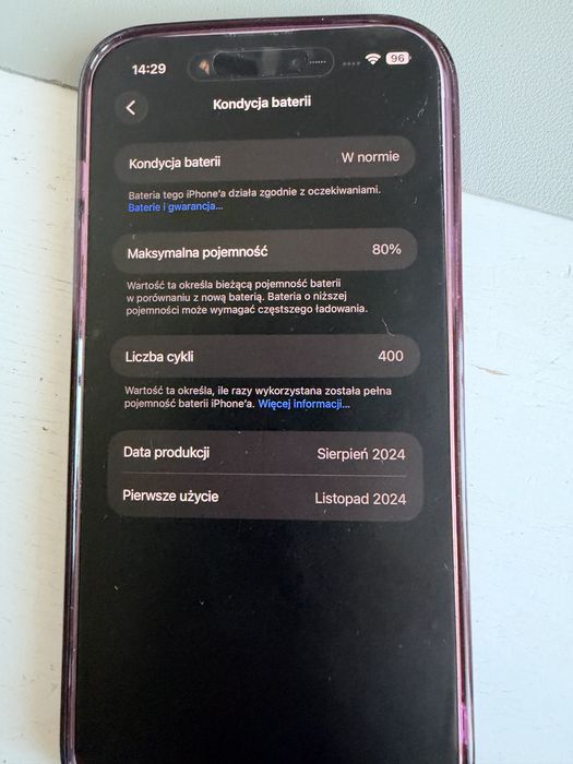 Sprzedam iphone 15 plus