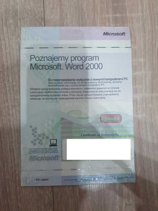 NIGDY NIE OTWARTY! Microsoft Word 2000