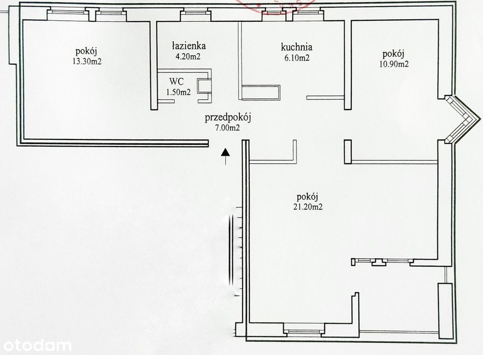 3 pokoje, 64 m², do wejścia, duży balkon, J-no ul.Wilcza-REZERWACJA - View 5