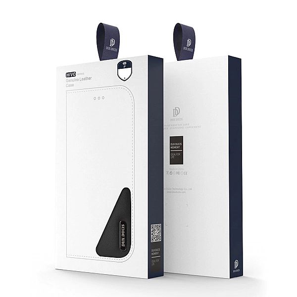 Dux Ducis Hivo skórzane etui z klapką pokrowiec ze skóry naturalnej po