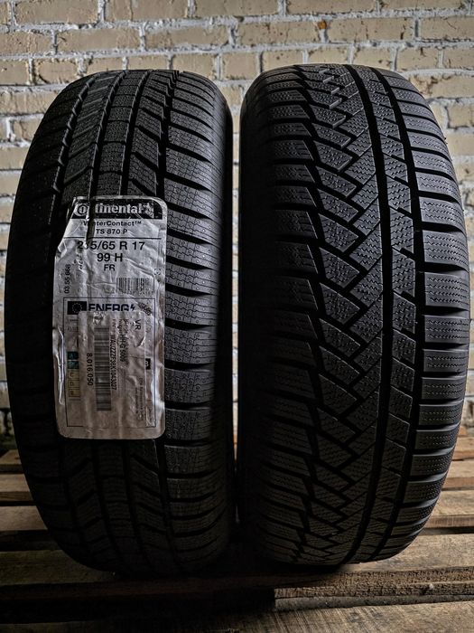Нові одиночки 215/65r17 Continental | WinterContact TS870P / TS850P | 2022 / 2023 | Преміум зимові шини | Поштучно / 1шт / на запаску