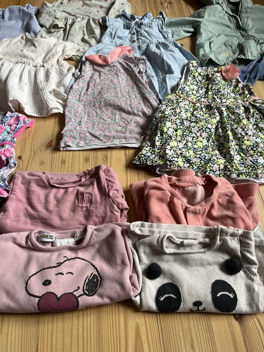 Mega paczka ciuchów na wiosne/ lato zara 86/92