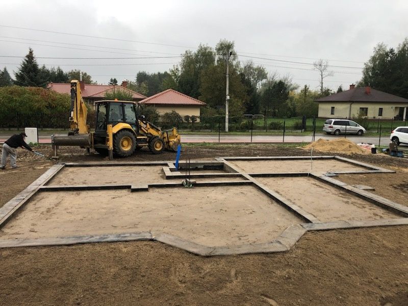 Usługi koparko ładowarka