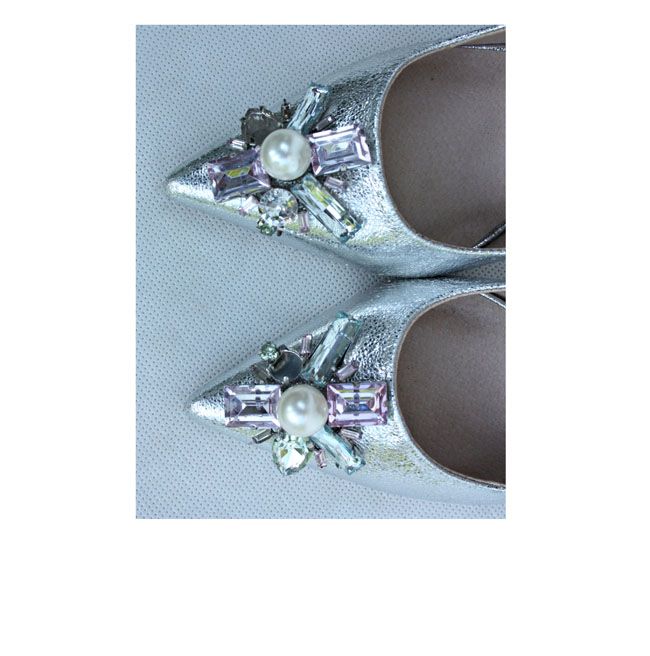 Srebrne szpilki Asos na ślub