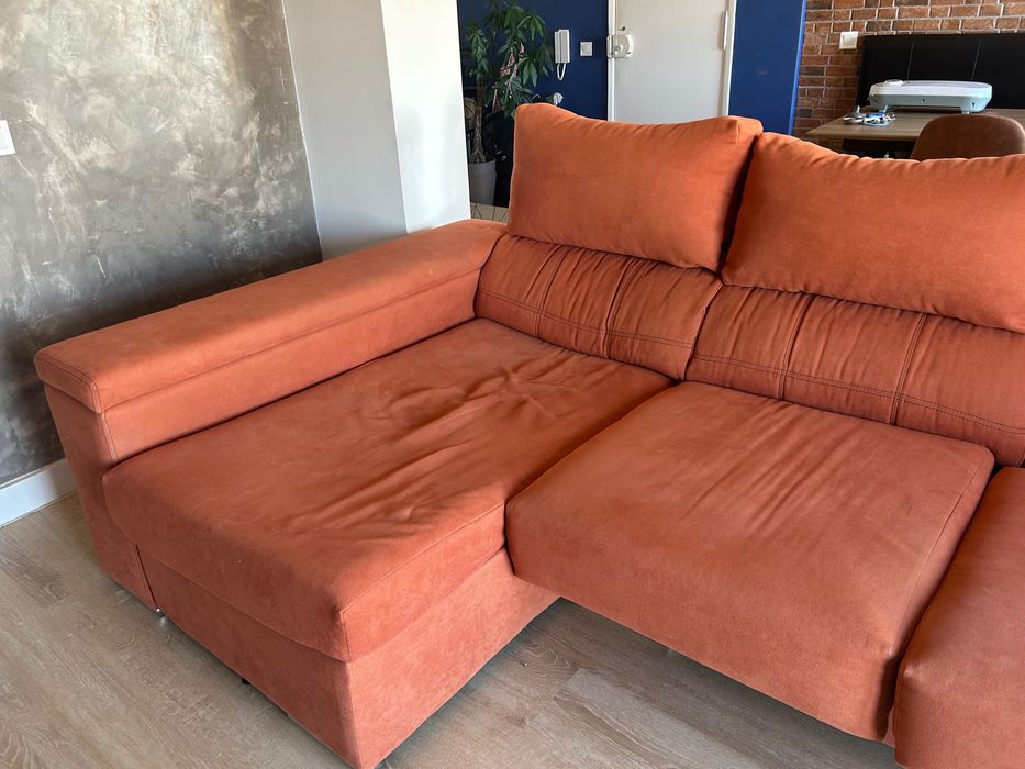 Sofá de Canto Laranja