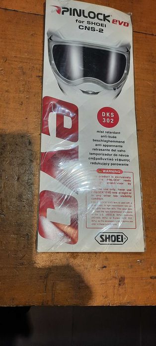 pinlock shoei evo