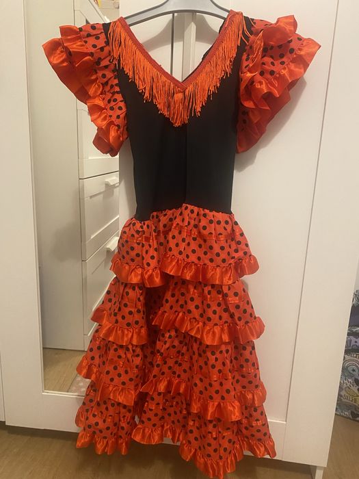 Sukienka flamenco na bal przebeirancow