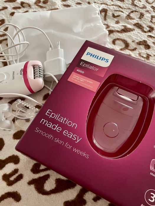 Епілятор Philips BRE255, 4000 з підсвіткою