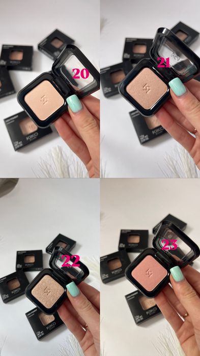 Тіні high pigment kiko malino тіні кікл мілано 20 30 31 25 03 21 02