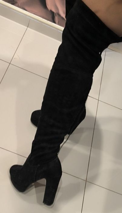 Kozaki długie czarne 37