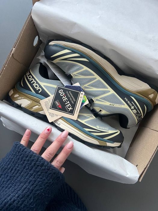 Salomon XT-6 Adv Dover Blue Beige Gore-Tex , кросівки саломон 40 41