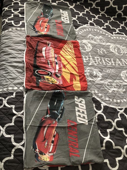 3 poszewki na małe poduszki/jaśki McQueen Cars Auta