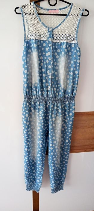 Kombinezon niebieski