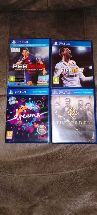 Jogos PS4 [The Order, FIFA, PES, Dreams]