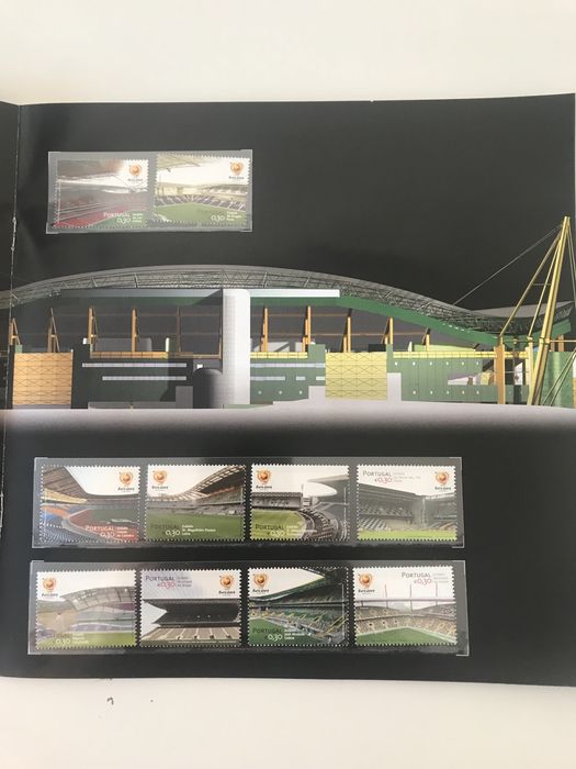 Filatelia - Colecção de 48 Selos Postais relativos ao EURO 2004