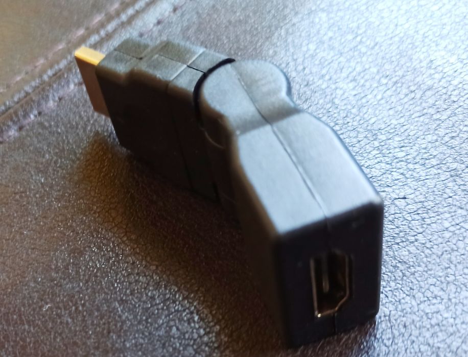 Curvas angulos retos Adaptadores HDMI vários formatos