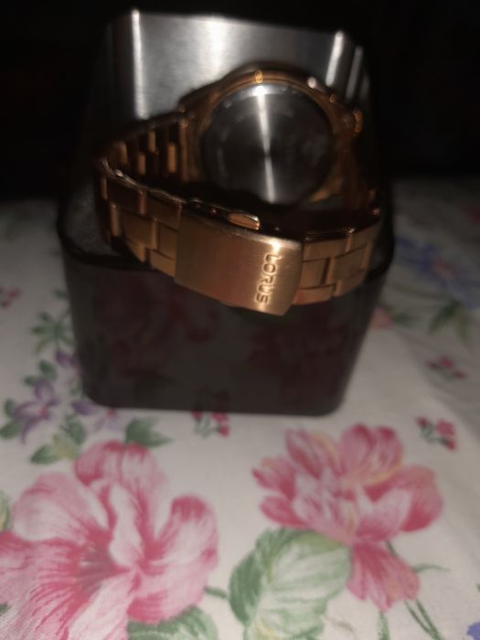 Relogio Lorus, dourado, rose gold