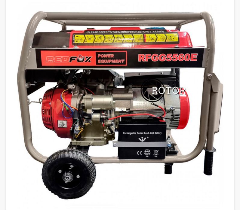 Генератор бензиновый REDFOX RFGG5560E 5.5 кВт Poland Качество Гарантия