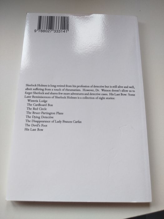 Livro Sherlock Holmes - His Last Bow