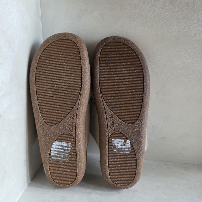 Мужские замшевые шлепанцы (сабо) "Clarks Pilton Strap"
