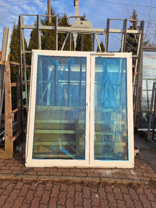 Okno urzywane/ okno z demontażu/ drzwi balkonowe