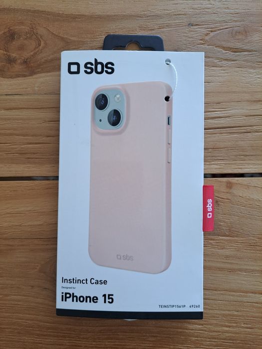 Capa SBS para Iphone 15 - cor rosa suave