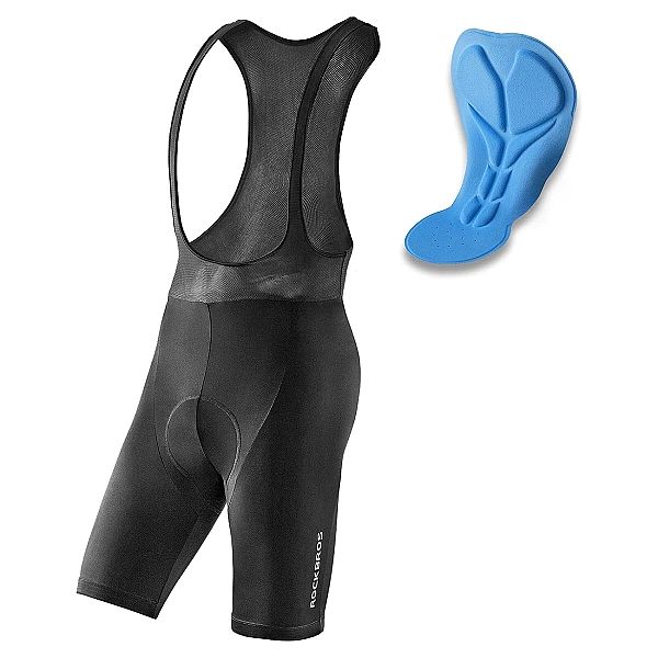 Spodenki rowerowe Rockbros RK20023XL krótkie na szelkach z wkładką XXX