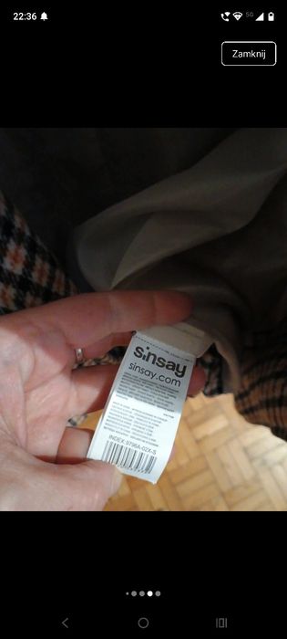 Płaszczyk damski wiosenny Sinsay r S