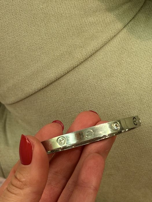 Браслет Cartier love silver