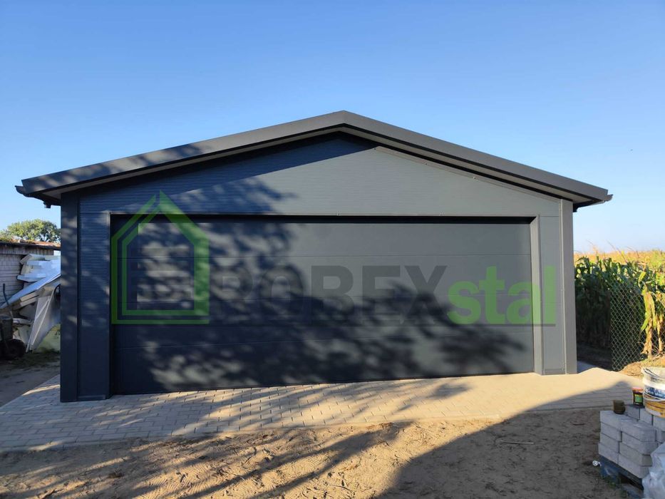 garaż ocieplany 6x5,8 z płyty warstwowej PIR10CM do 35m2 na zgłoszenie