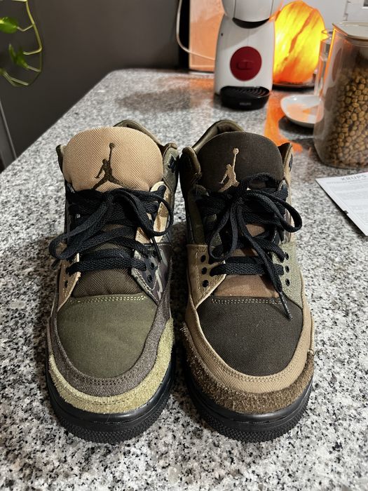 Ténis Jordan 3 Patchwork Camo