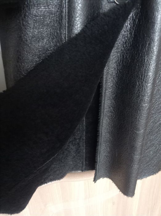 Дублёнка женская натуральная чёрная 44 р. Турция