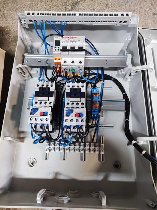 Quadro elétrico para duas bombas